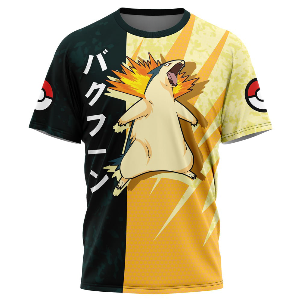 Typhlosion Attack Pokemon T-Shirt