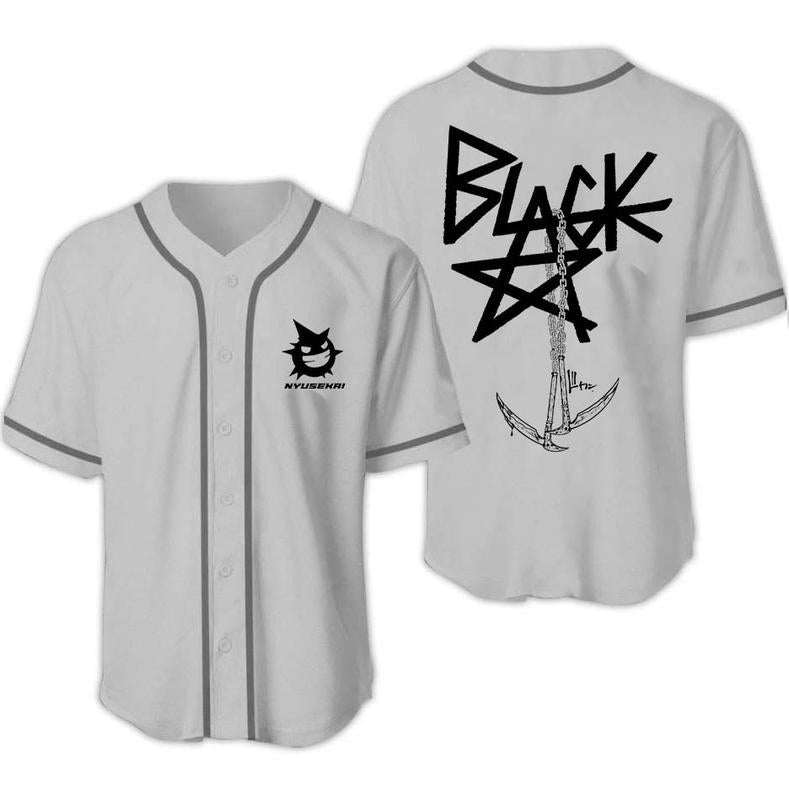 Nysekai "Blackstar X Chain-Scythe - Soul Eater" Baseball Jersey