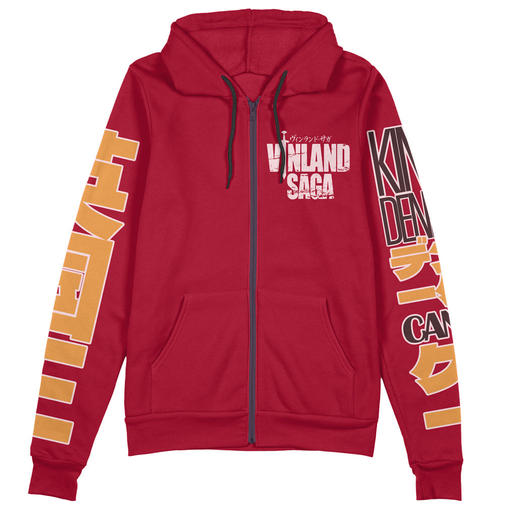 Canute Vinland Saga Streetwear Zip Hoodie Jacket