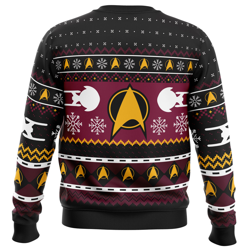 Captain Picard Star Trek Ugly Christmas Sweater