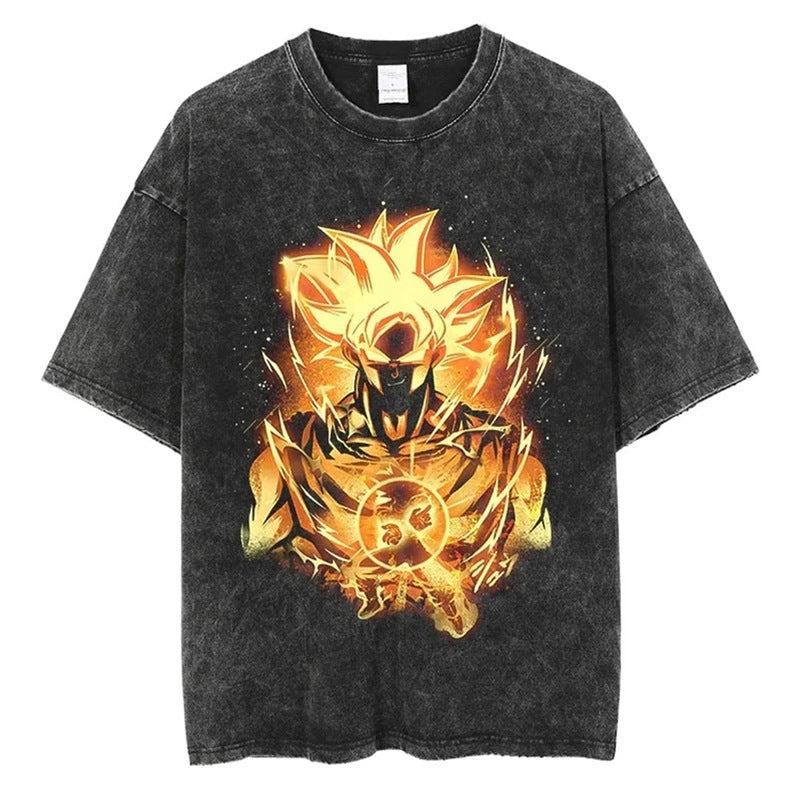 Nysekai "Ulquiorra Schiffer" Bleach Vintage Washed Oversized T-Shirt