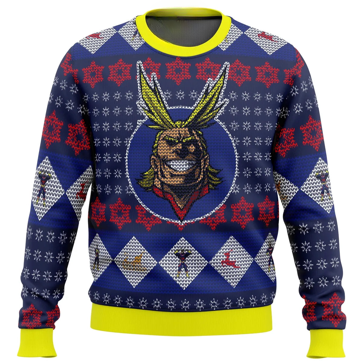 All Might My Hero Academia Ugly Christmas Sweater