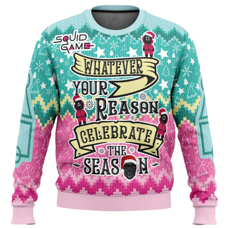 Celebrate the Season Squid Game Christmas Sweater