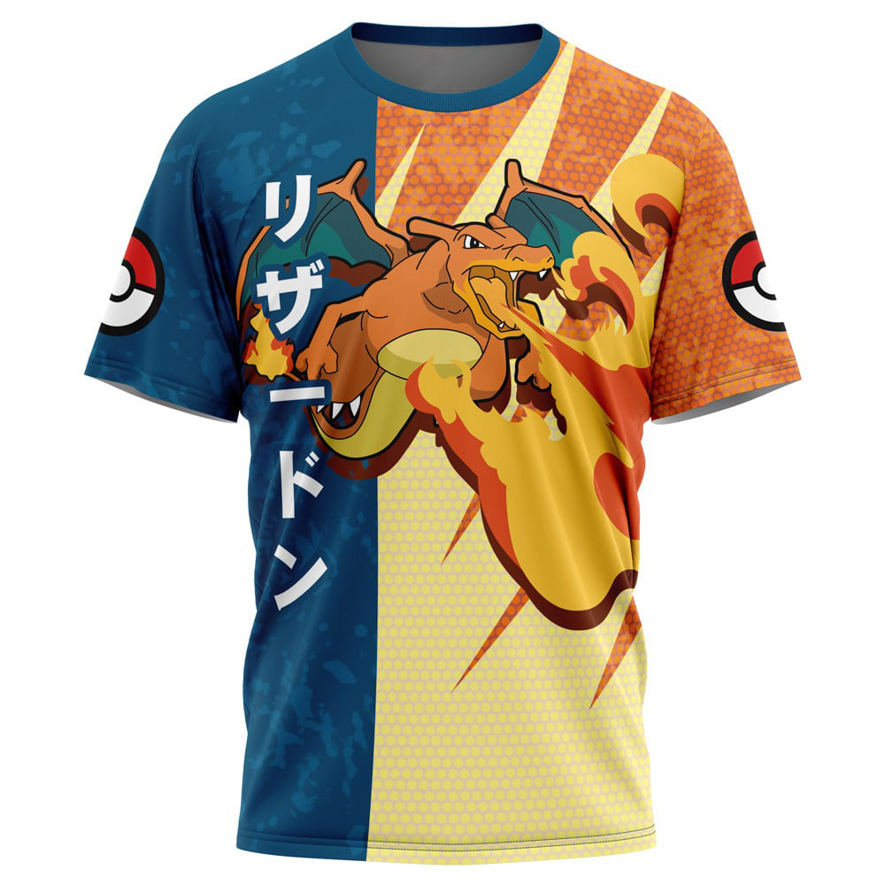 Charizard Attack Pokemon T-Shirt