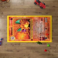 Charizard Pokemon Card Custom Rug