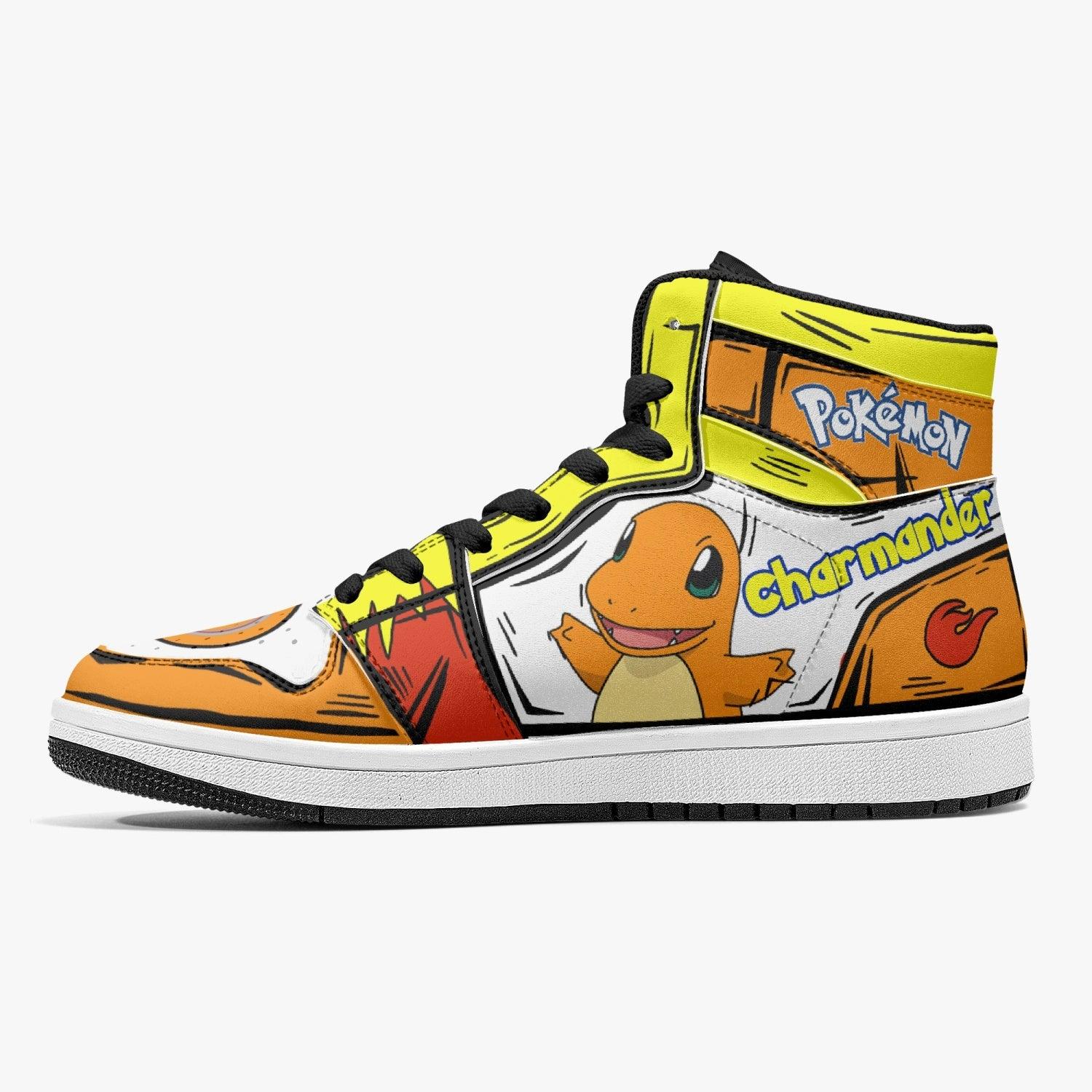 Charmander Pokemon Mid 1 Basketball Shoes