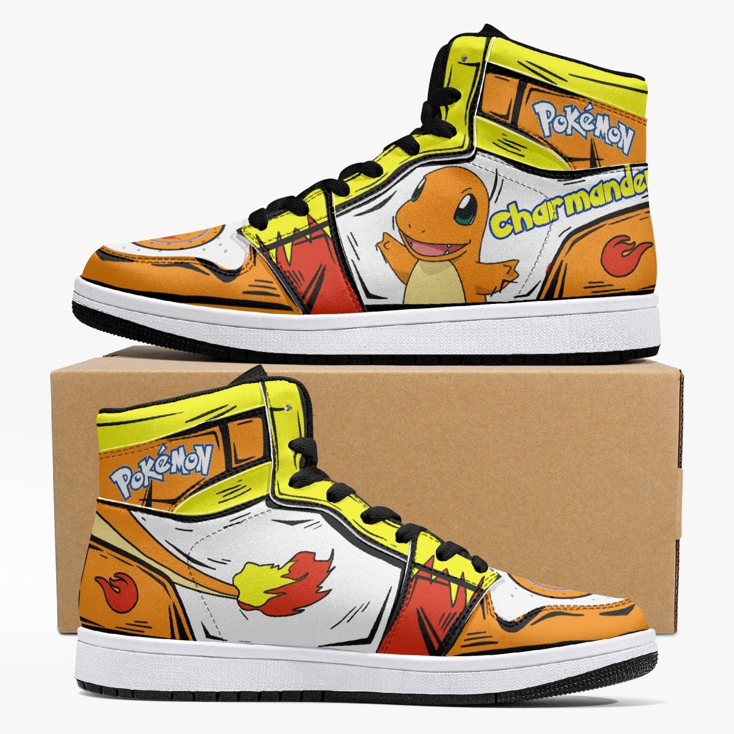 Charmander Pokemon Mid 1 Basketball Shoes