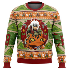 Chibi Jiraiya Naruto Ugly Christmas Sweater