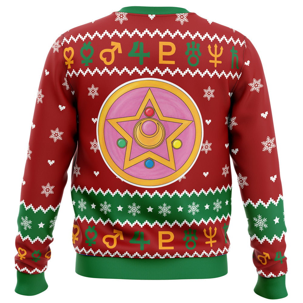 Christmas Sailor Guardians Sailor Moon Ugly Christmas Sweater