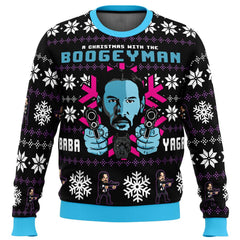 Christmas with the Boogeyman John Wick Ugly Christmas Sweater