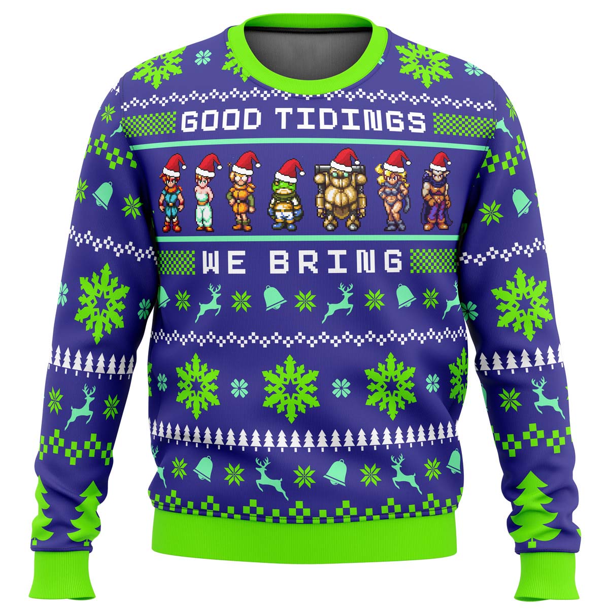 Chrono Trigger Good Tidings We Bring Ugly Christmas Sweater