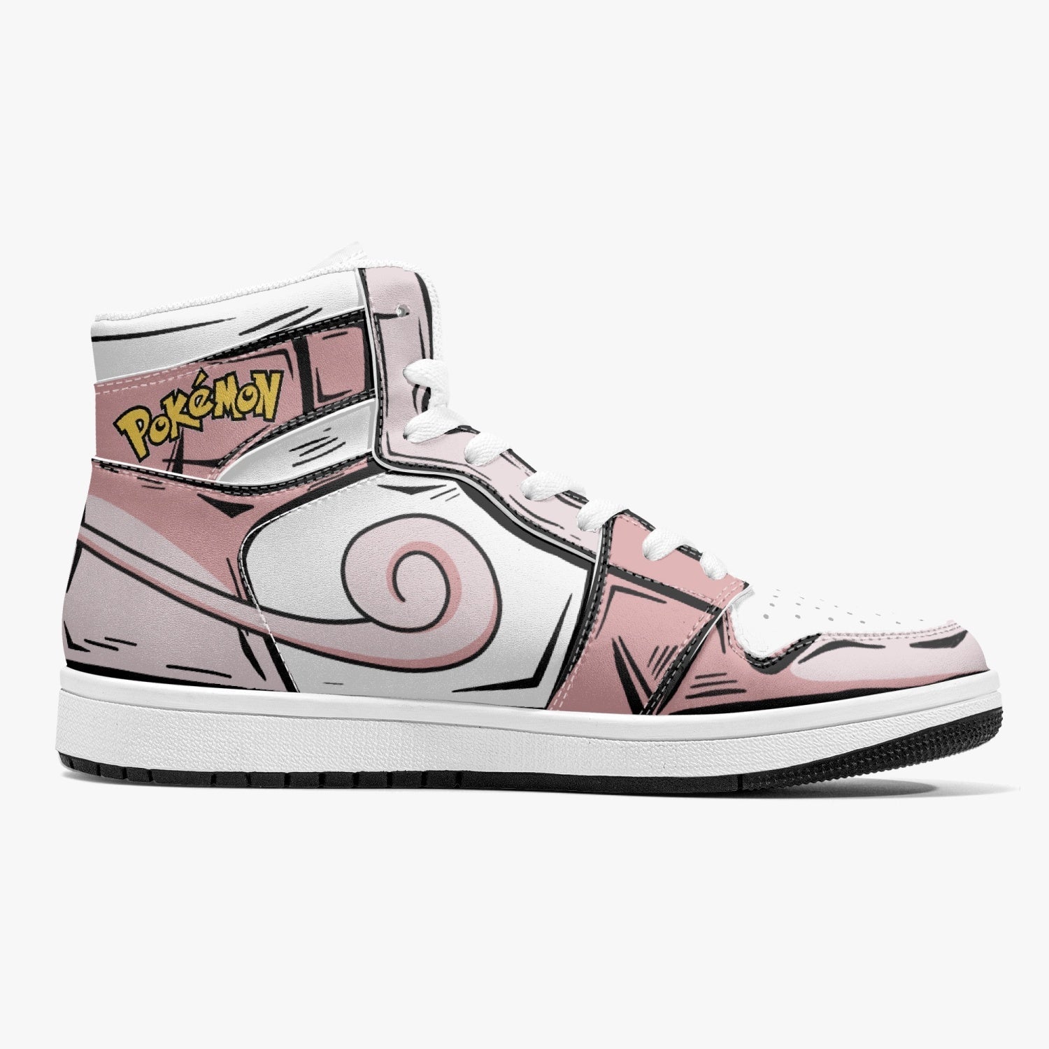 Clefairy Pokemon Mid 1 Basketball Shoes