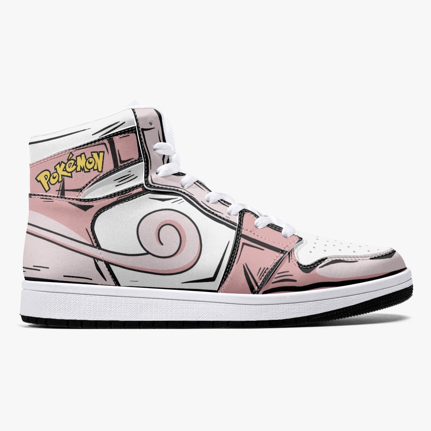 Clefairy Pokemon Mid 1 Basketball Shoes