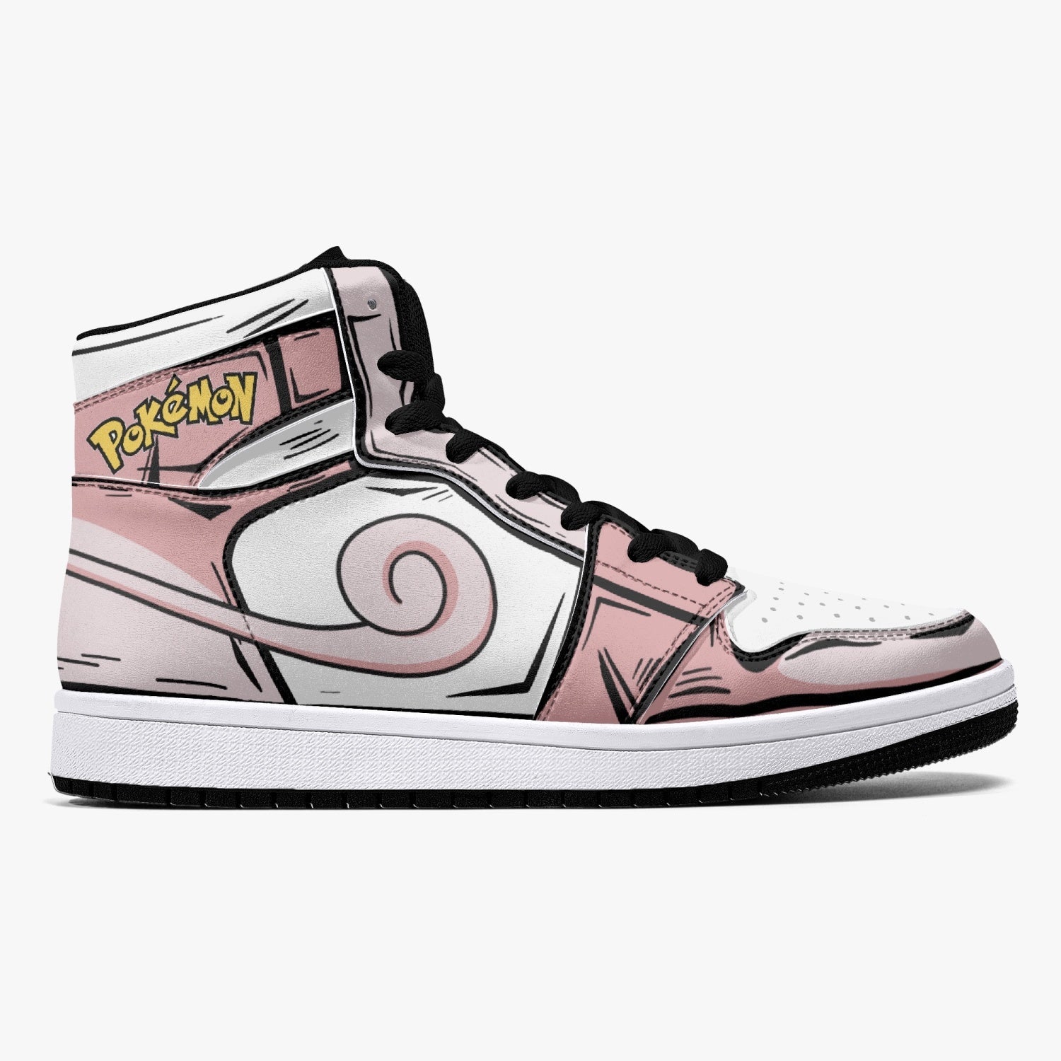 Clefairy Pokemon Mid 1 Basketball Shoes