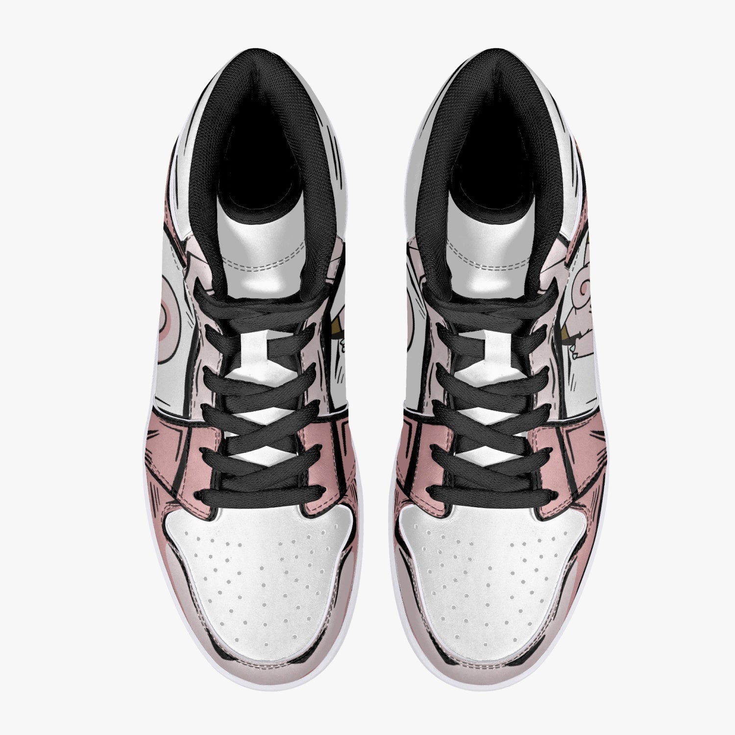 Clefairy Pokemon Mid 1 Basketball Shoes