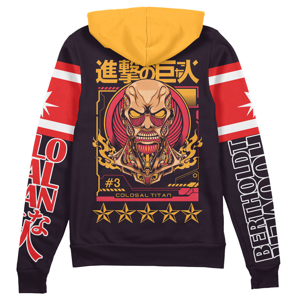 Colossal Titan Attack on Titan Streetwear Zip Hoodie Jacket