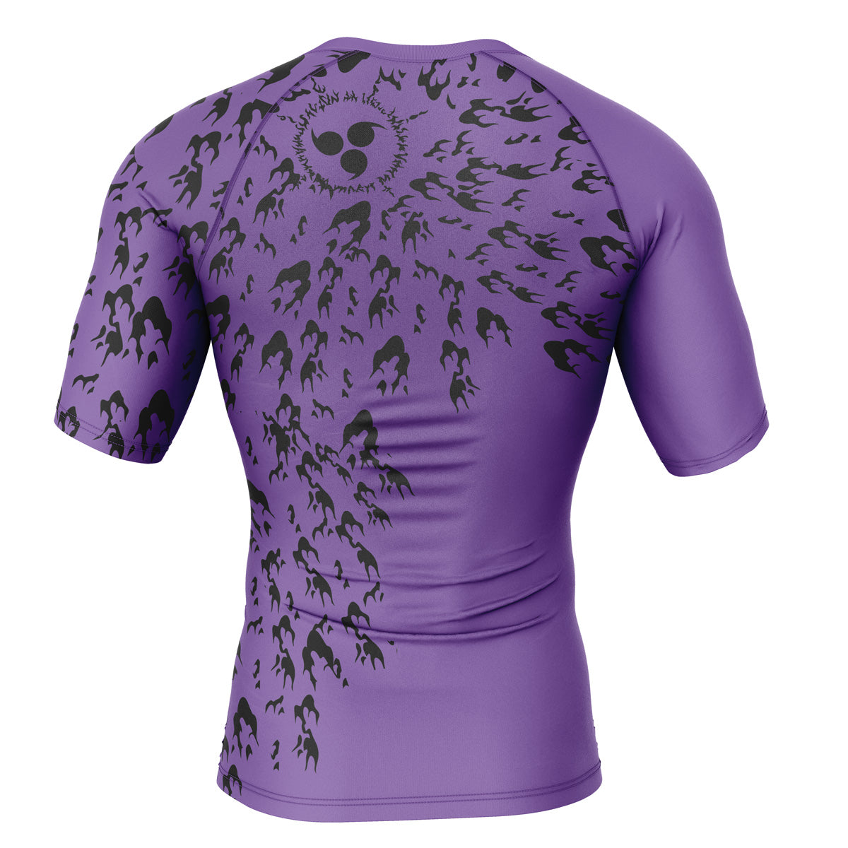 Curse Mark Naruto Short Sleeve Rash Guard Compression Shirt