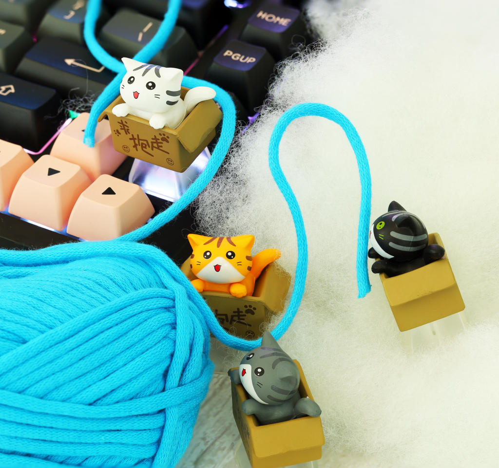 Cute cat keycap ver 2 - Hirosart