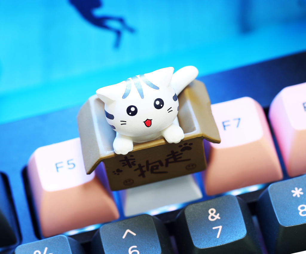 Cute cat keycap ver 2 - Hirosart