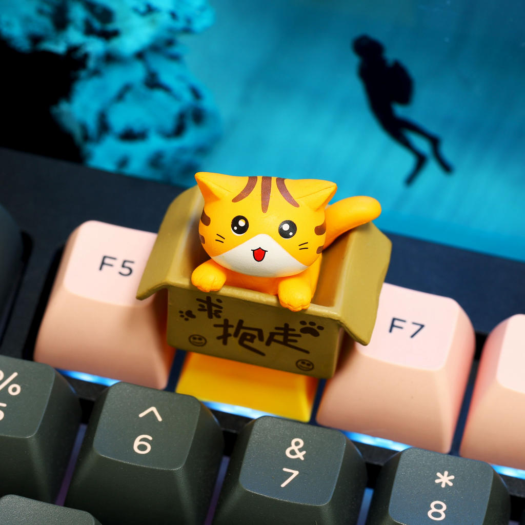 Cute cat keycap ver 2 - Hirosart