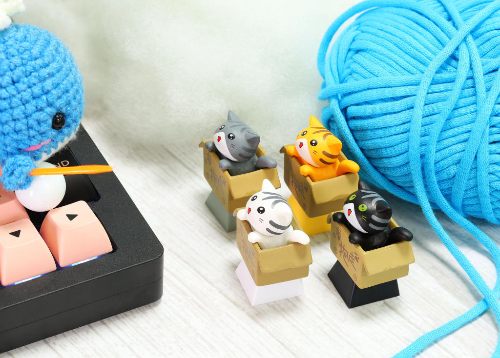 Cute cat keycap ver 2 - Hirosart