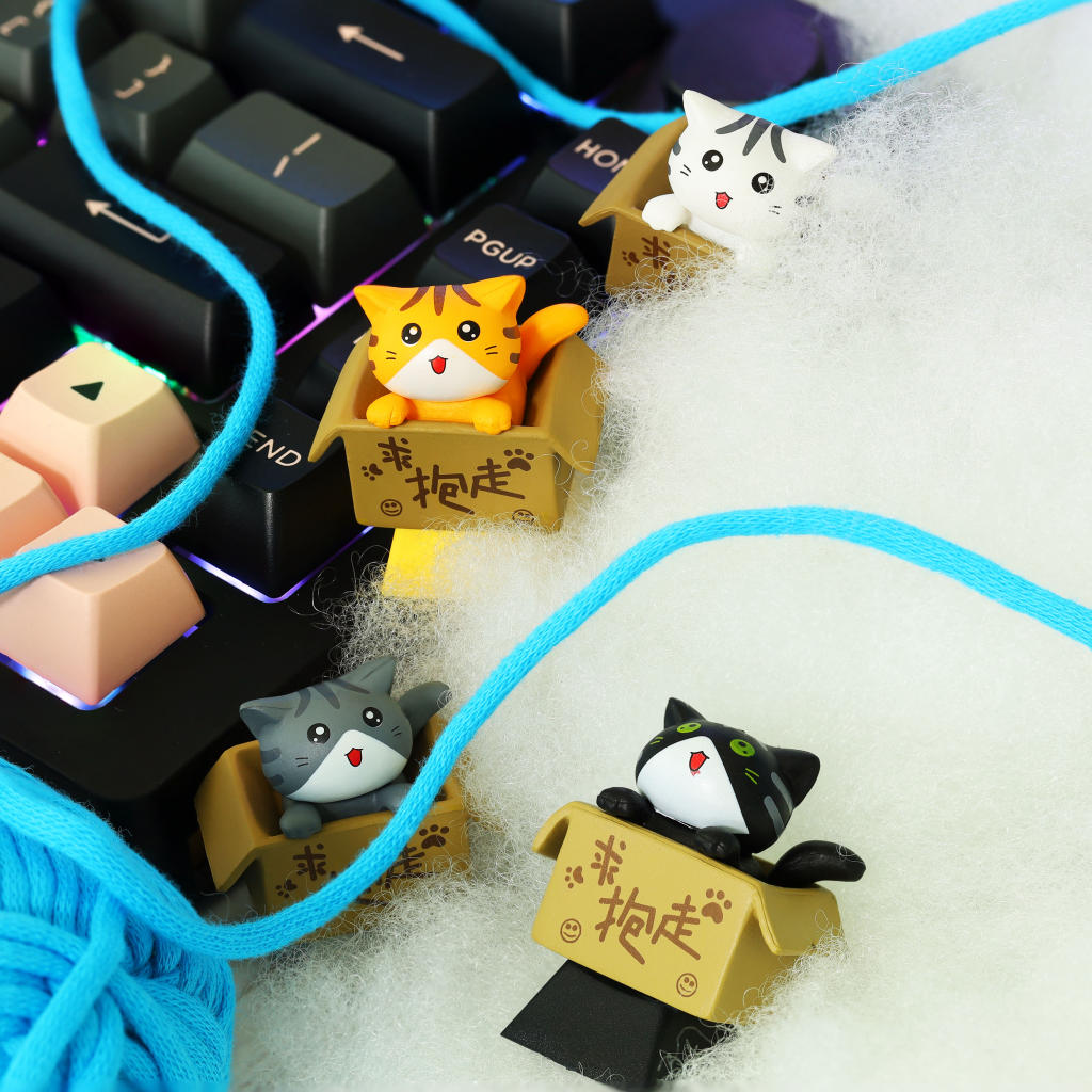 Cute cat keycap ver 2 - Hirosart