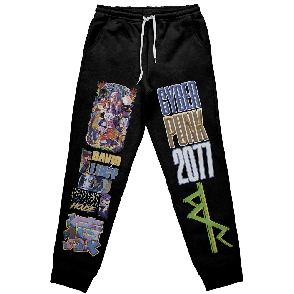 Cyberpunk 2077 Edgerunners Streetwear Sweatpants
