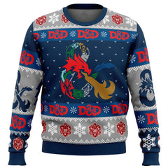 D-20 Dungeons & Dragons Ugly Christmas Sweater