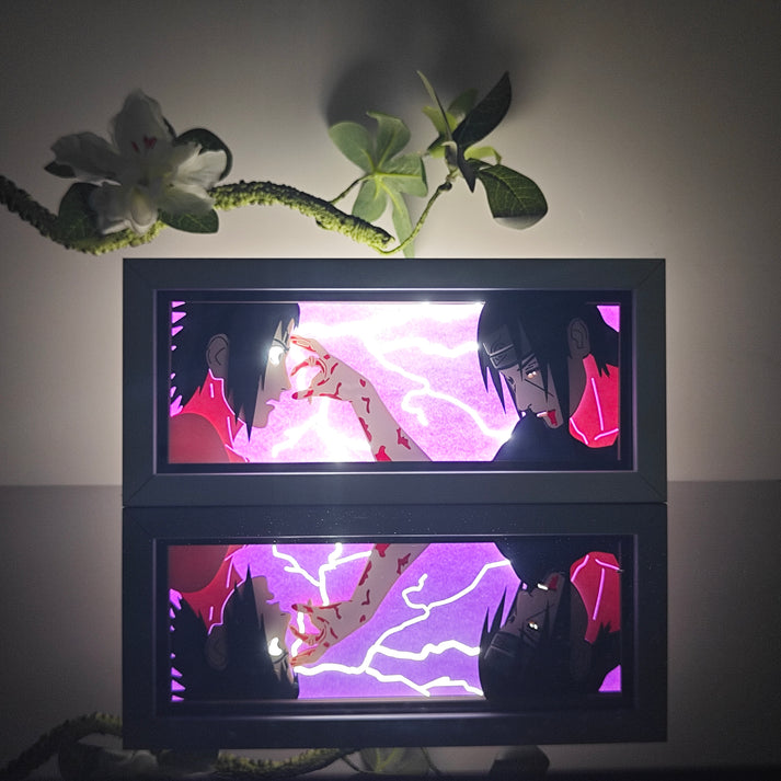 Nysekai "Itachi x Sasuke" Naruto Anime Light Box USB cable