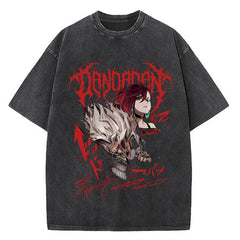 Nysekai "Duo" Dandadan Vintage Washed Oversized T-Shirt