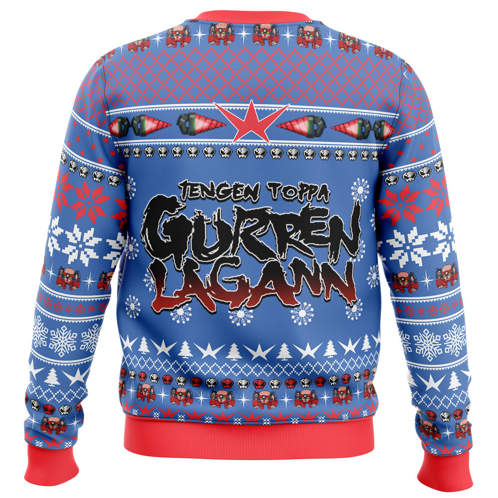 Dai-Gurren Tengen Toppa Gurren Lagann Ugly Christmas Sweater