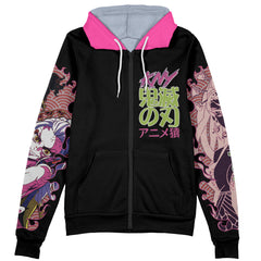 Daki Demon Slayer Streetwear Zip Hoodie Jacket