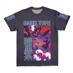 Dark Type Pokemon Streetwear T-Shirt