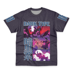 Dark Type Pokemon Streetwear T-Shirt