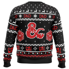 D&D Dungeons and Dragons Ugly Christmas Sweater