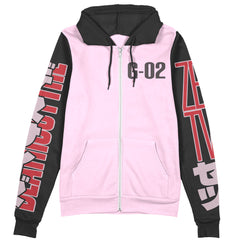 Deathscythe x Duo Maxwell Gundam Wing Endless Waltz Streetwear Zip Hoodie Jacket
