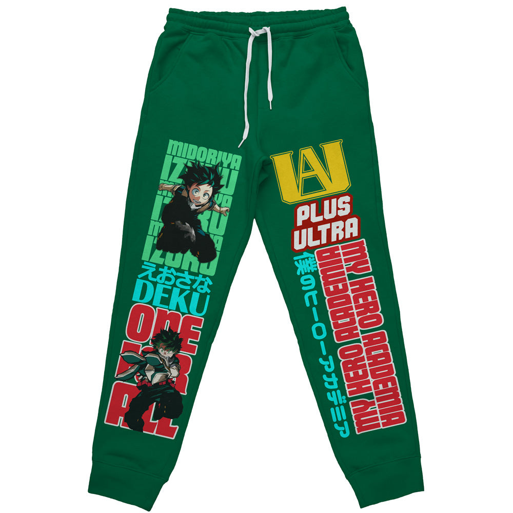 Midoriya Izuku My Hero Academia Streetwear Sweatpants