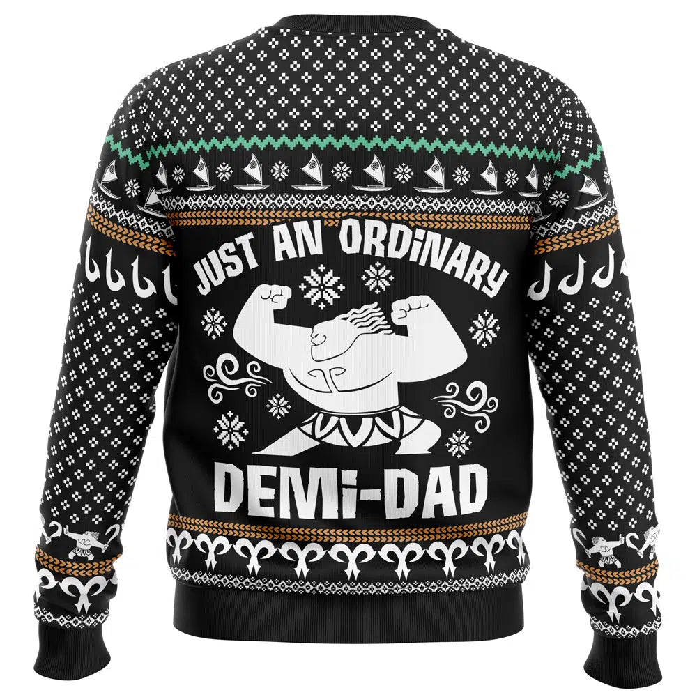 Demi Dad Moana Ugly Christmas Sweater