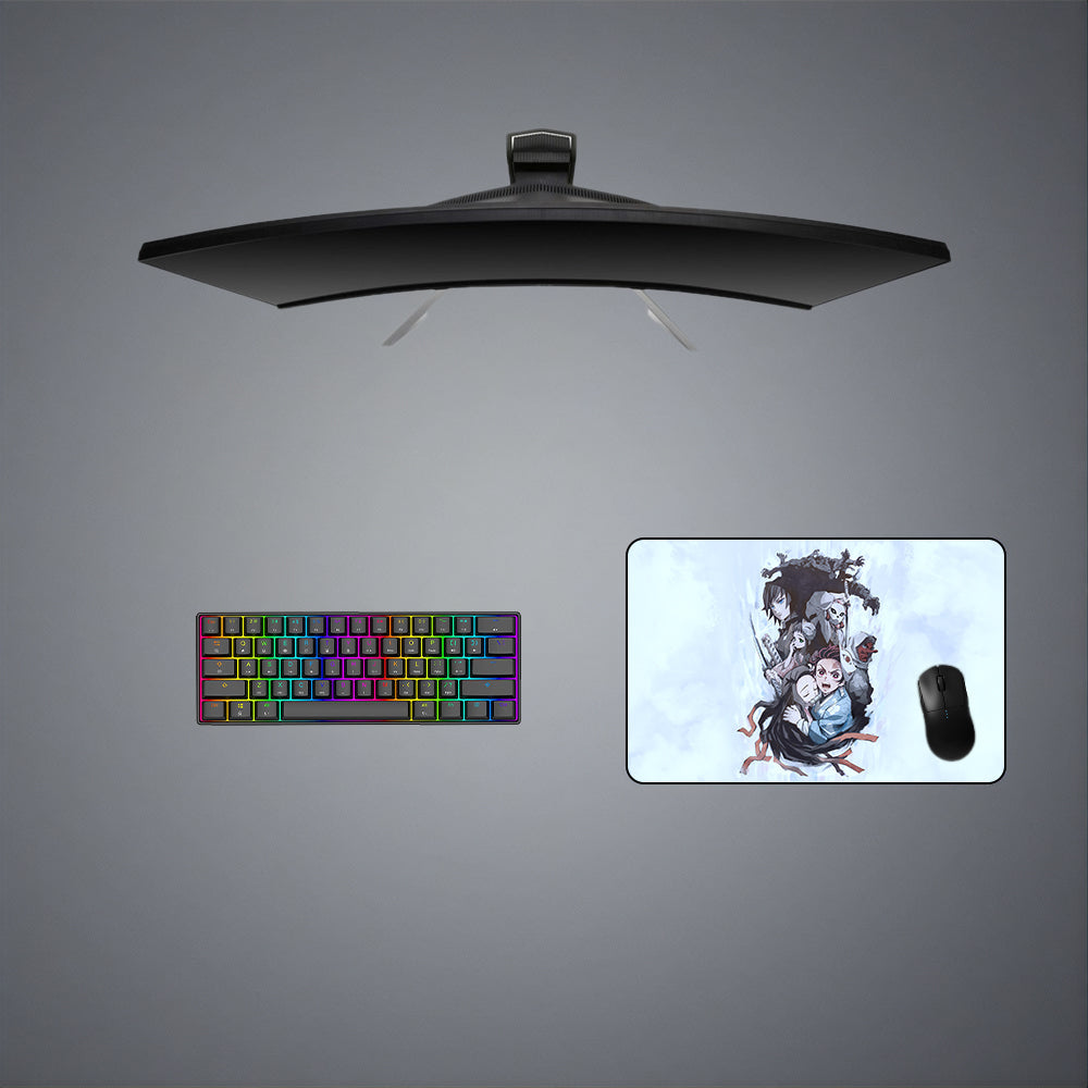 Demon Slayer Design M-XXL Size Gaming Mouse Pad Computer Desk Mat