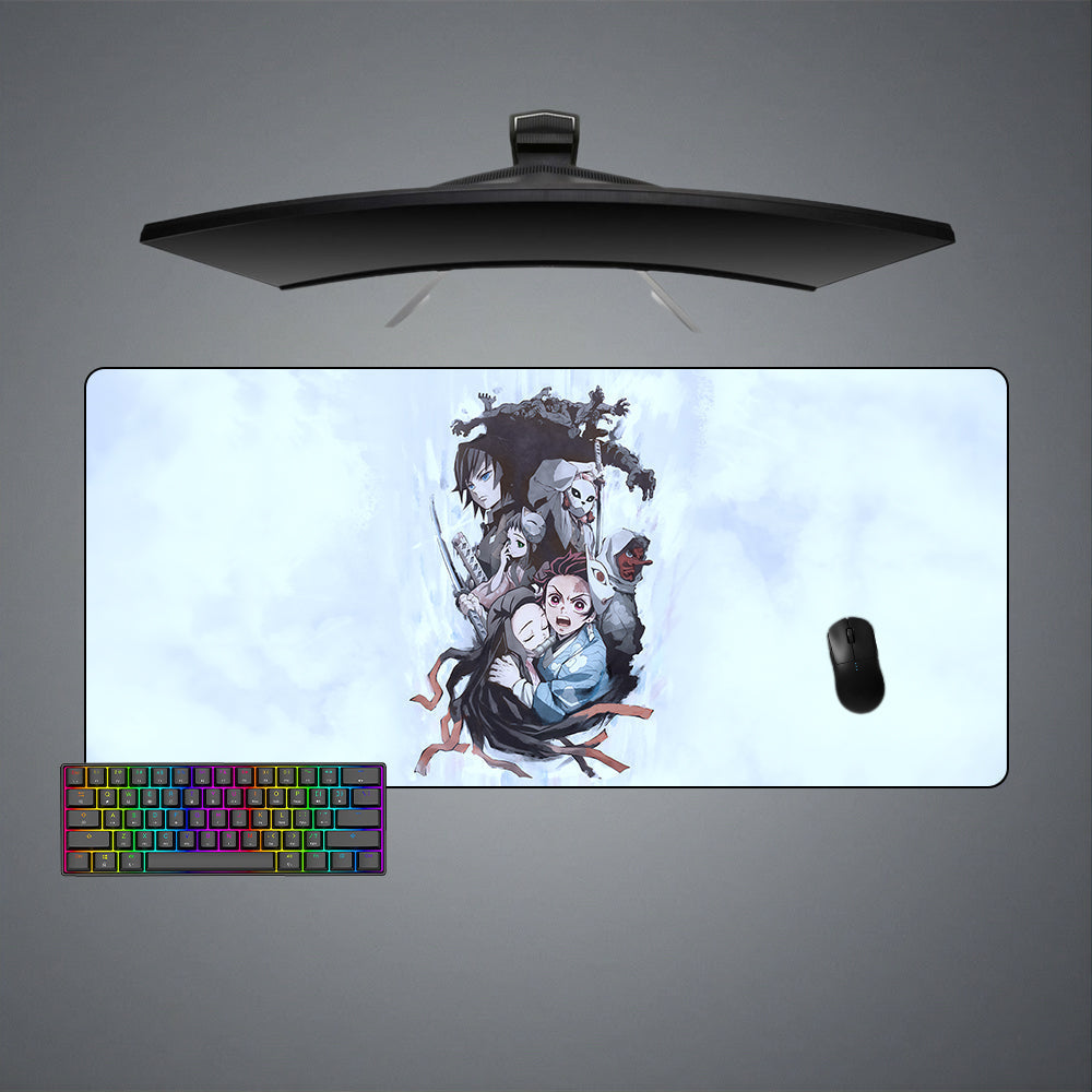 Demon Slayer Design M-XXL Size Gaming Mouse Pad Computer Desk Mat
