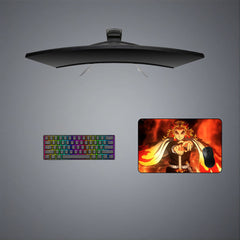 Demon Slayer Rengoku Fire Design M-XXL Size Gaming Mouse Pad Computer Desk Mat