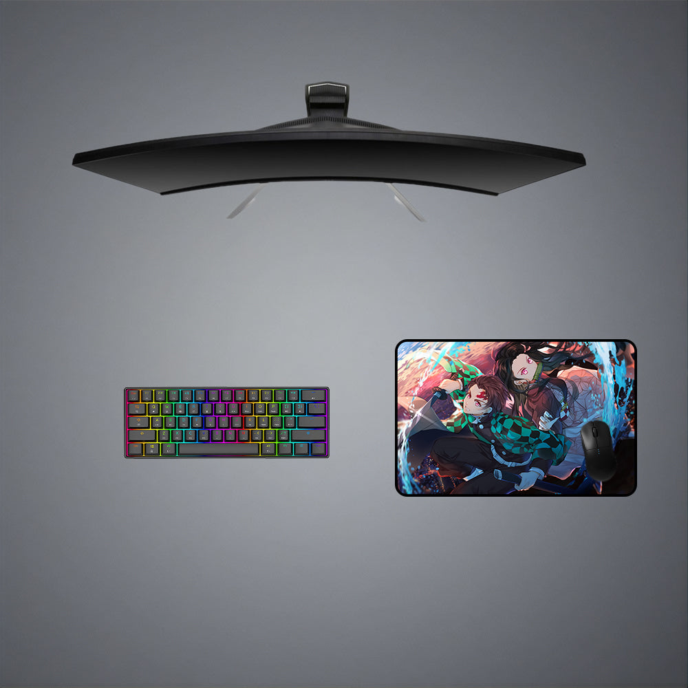 Tanjiro & Nezuko Design M-XXL Size Gaming Mouse Pad Computer Desk Mat
