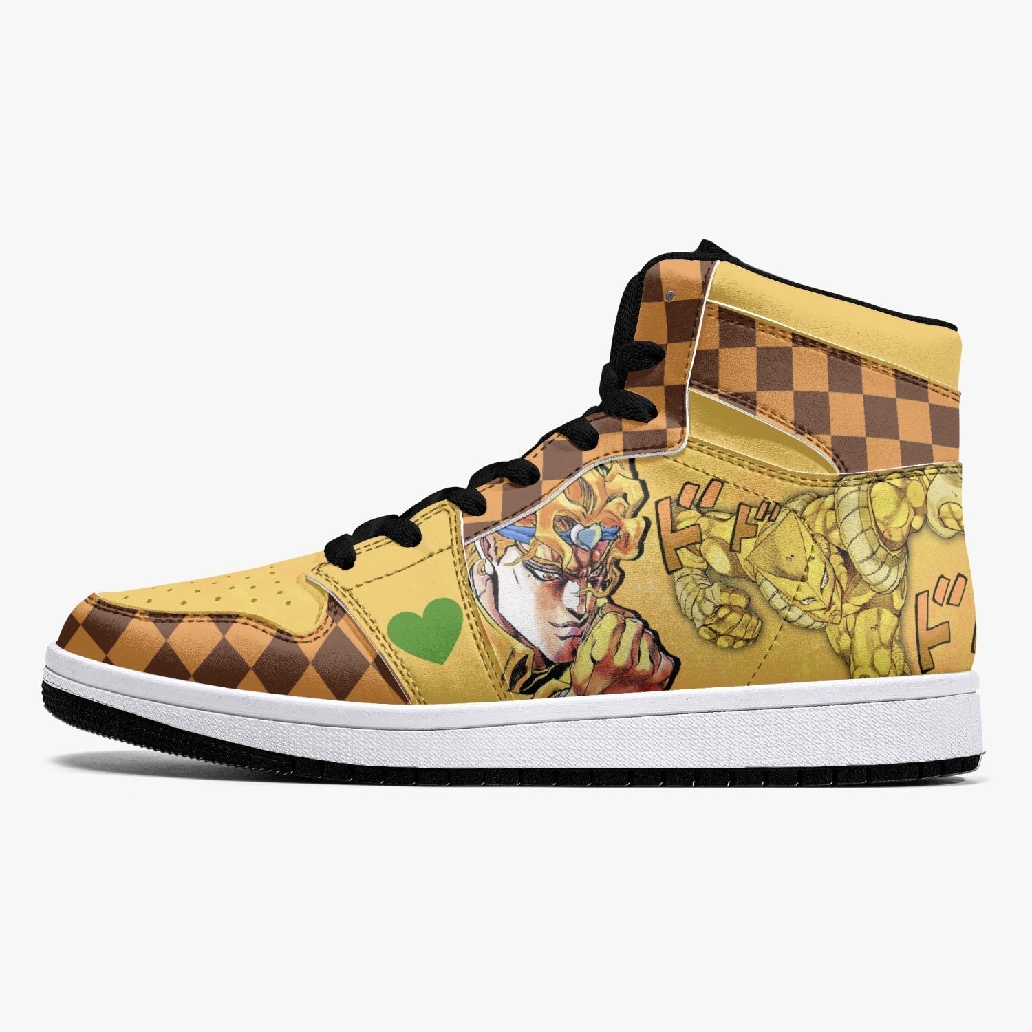 Dio Brando vs Jotaro Kujo JoJo's Bizarre Adventure Mid 1 Basketball Shoes for Kids