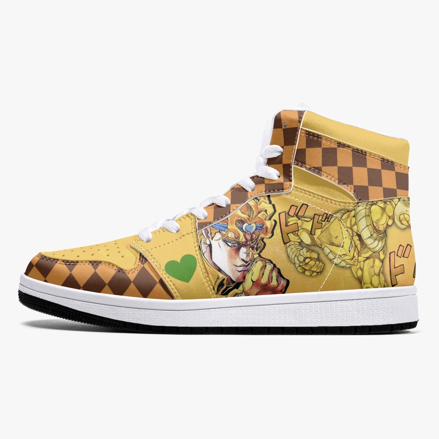 Dio Brando vs Jotaro Kujo JoJo's Bizarre Adventure Mid 1 Basketball Shoes