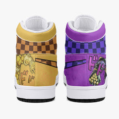 Dio Brando vs Jotaro Kujo JoJo's Bizarre Adventure Mid 1 Basketball Shoes