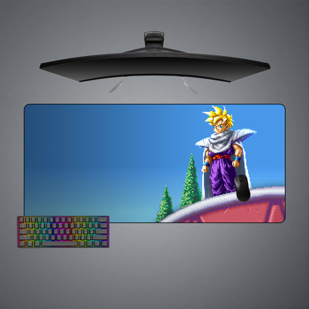 DBZ Gohan Pixel Art Design M-XXL Size Gaming Mouse Pad Computer Desk Mat