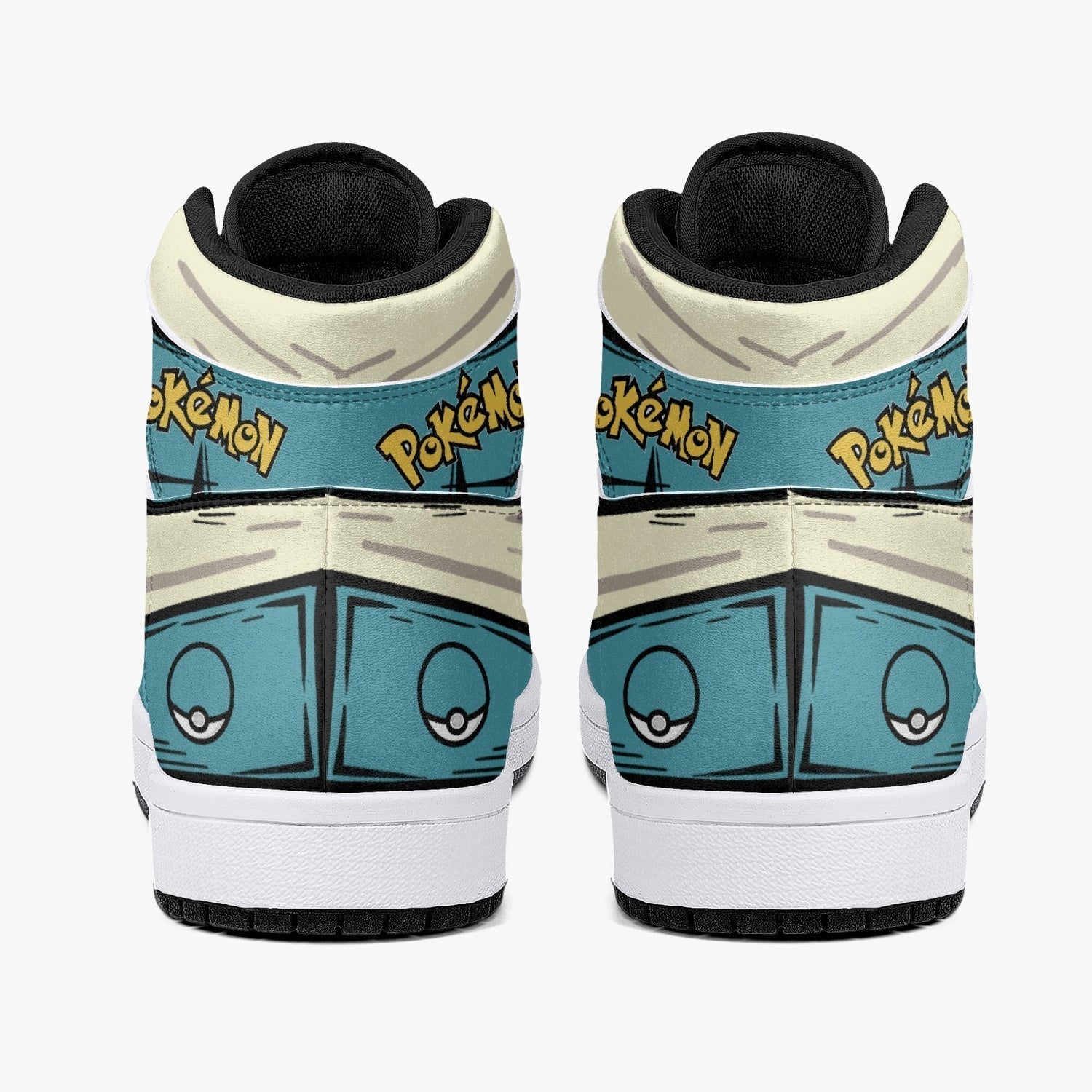 Dragonite Pokemon Mid 1 Basketball Shoes