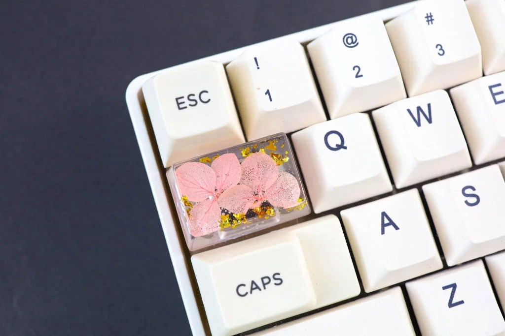 Custom Dry flower Artisan Keycap - Hirosart