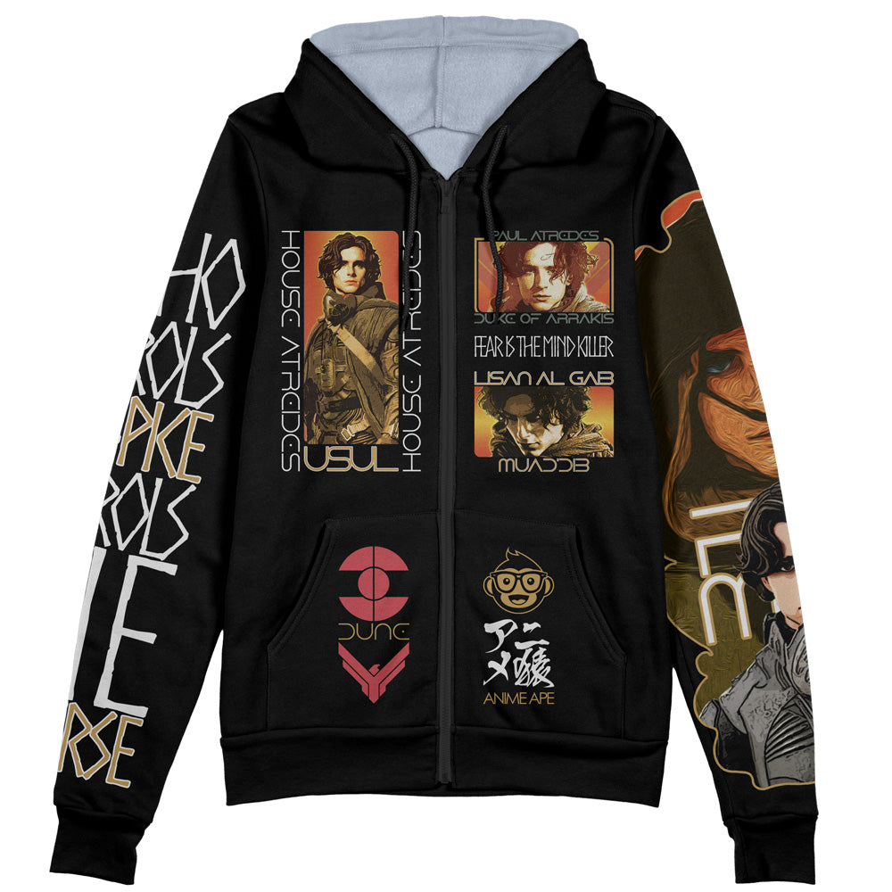Dune Streetwear Zip Hoodie Jacket