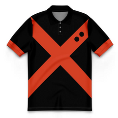 Bakugo My Hero Academia Polo Goft Shirt